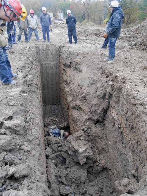 Realistic trench