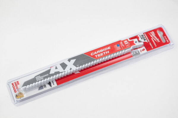 MILWAUKEE® HEAVY DUTY AX™ HM-BESTÜCKTE SÄBELSÄGEBLÄTTER 230mm 5Stück